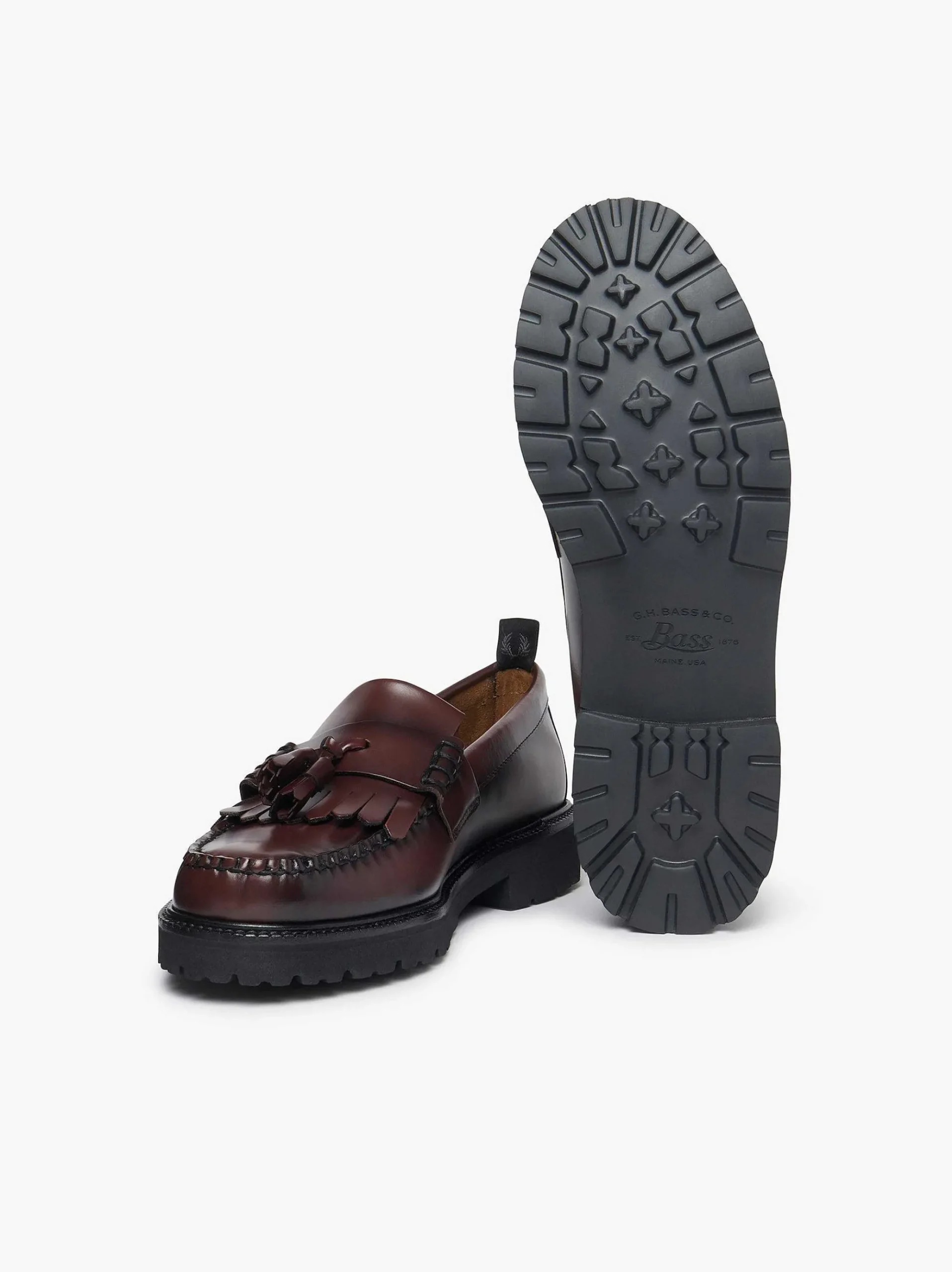 X Fred Perry Weejuns 90S Layton Tassel Loafers|G.H.BASS Discount