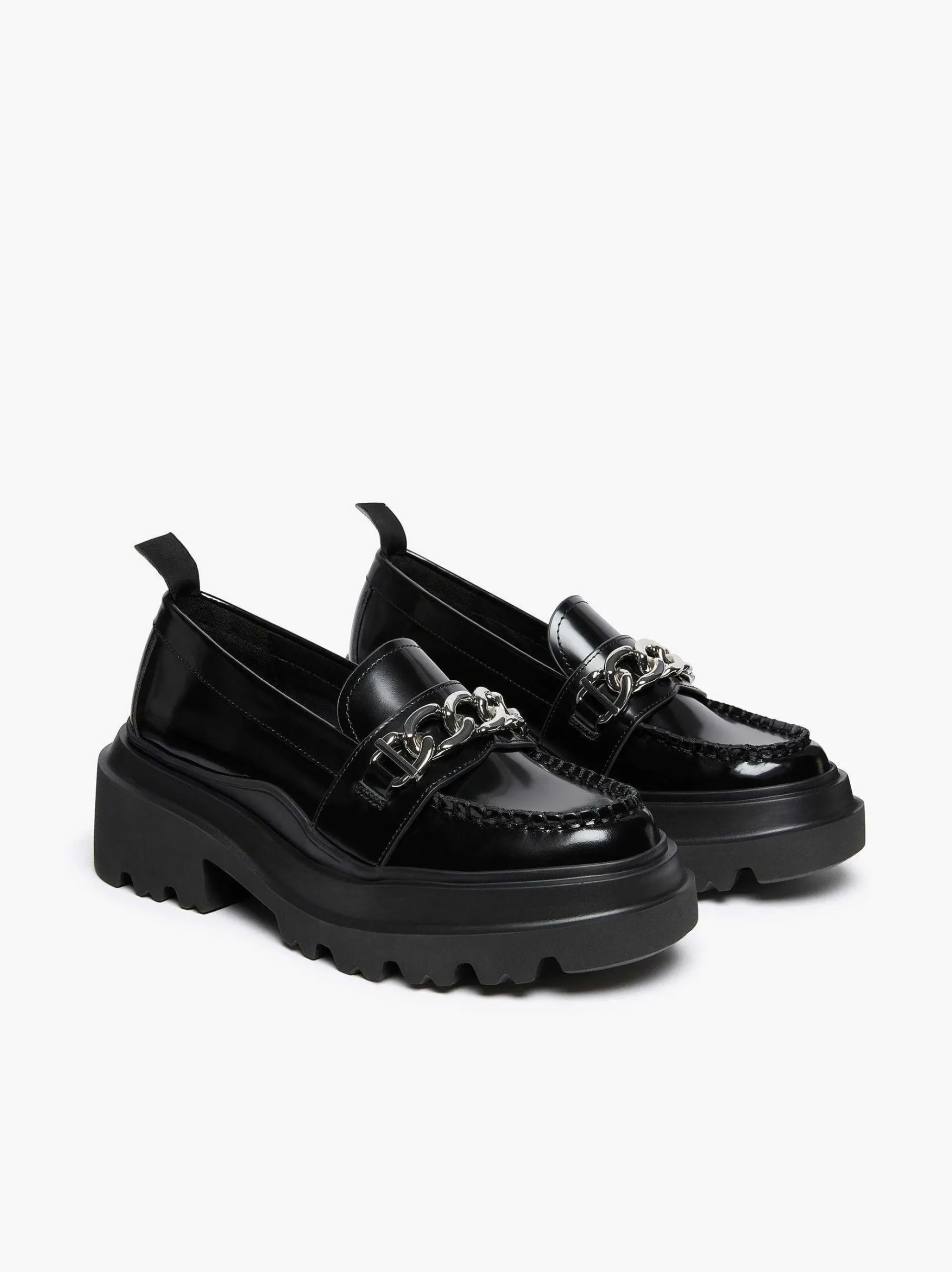 Platform Lug Chain Loafers|G.H.BASS Outlet