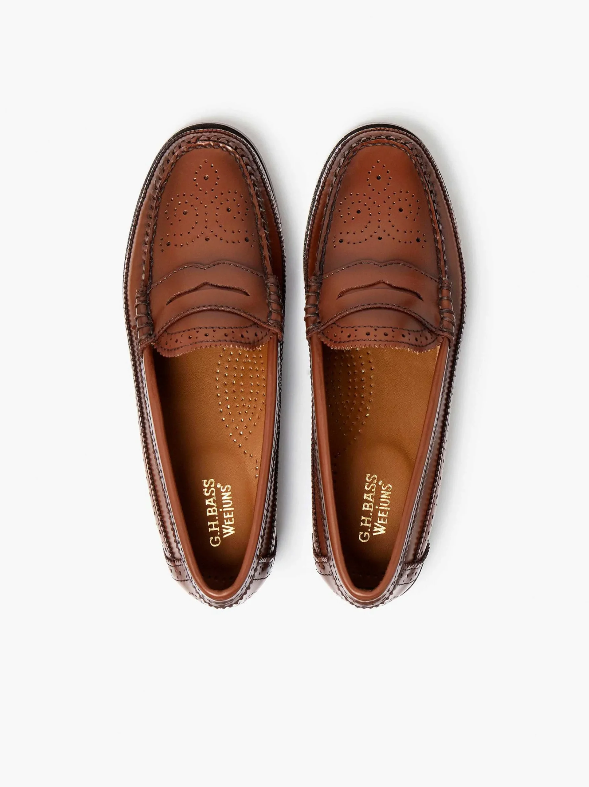 Weejuns Brogue Penny Loafers|G.H.BASS Discount